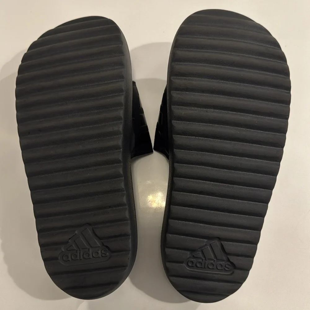 Adidas Women's Black Slide Sandals - Picture 4 of 6